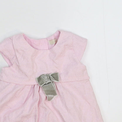 Bambini Girls Pink   Fit & Flare  Size 6-9 Months
