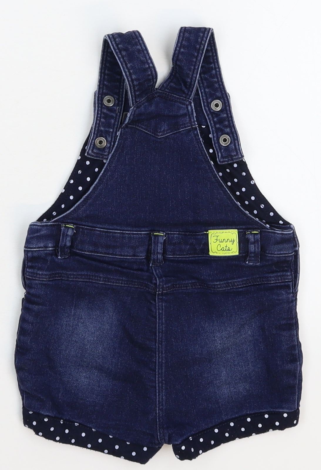 Orchestra Girls Blue  Denim Dungaree One-Piece Size 12 Months