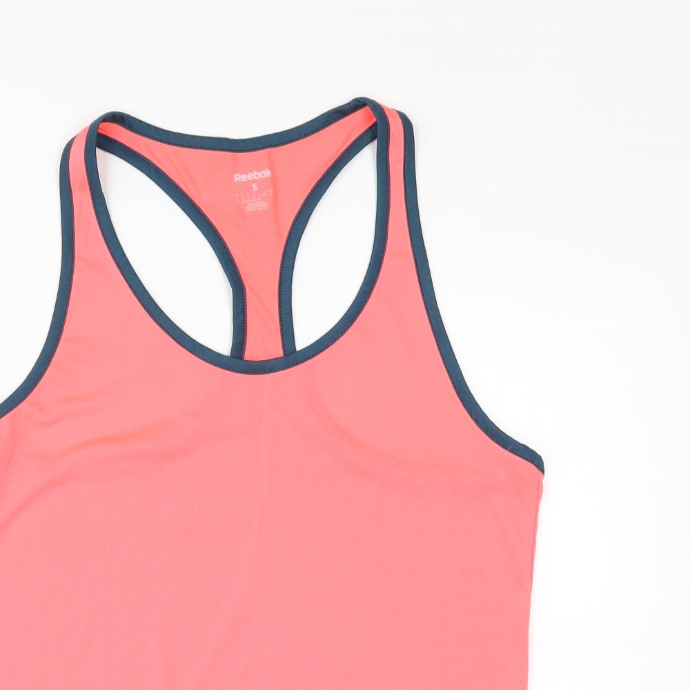 Reebok Womens Orange   Basic T-Shirt Size S