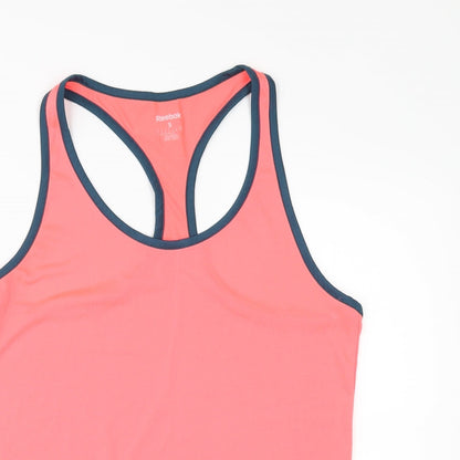 Reebok Womens Orange   Basic T-Shirt Size S