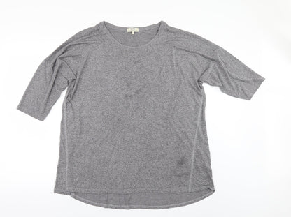 Papaya Womens Grey   Basic T-Shirt Size L