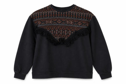 Womens UK Size M pull & Black Pullover Sweatshirt