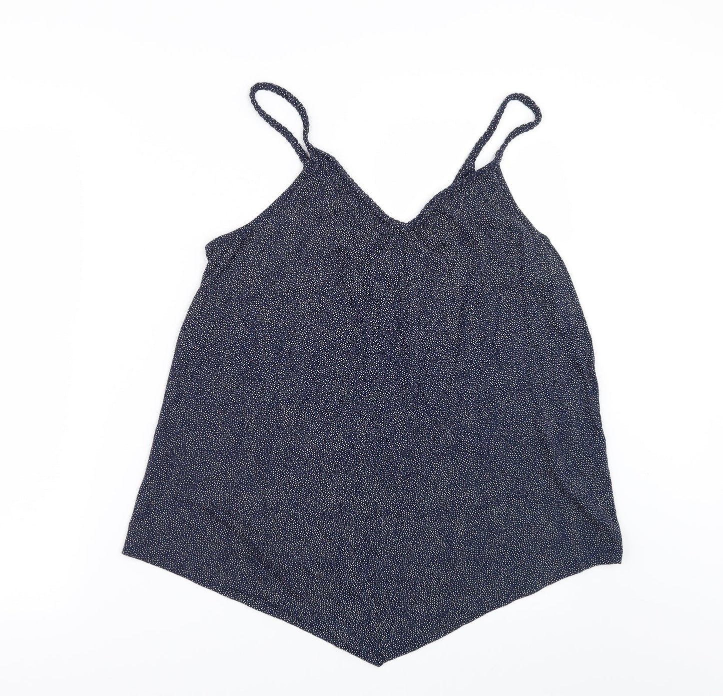 TU Womens Beige Polka Dot  Basic T-Shirt Size 12