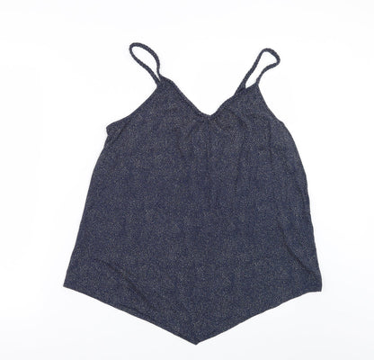 TU Womens Beige Polka Dot  Basic T-Shirt Size 12