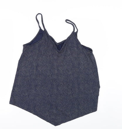 TU Womens Beige Polka Dot  Basic T-Shirt Size 12