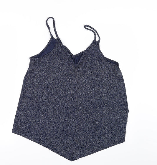 TU Womens Beige Polka Dot  Basic T-Shirt Size 12