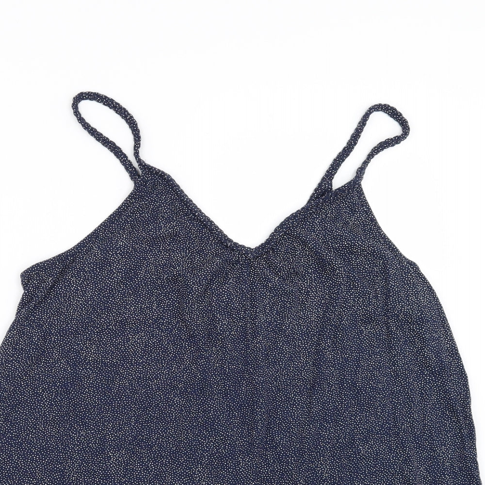 TU Womens Beige Polka Dot  Basic T-Shirt Size 12