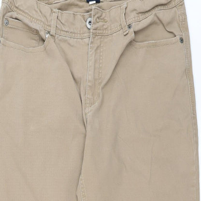 Faded Glory Womens Brown  Denim Cropped Jeans Size 12 L23 in
