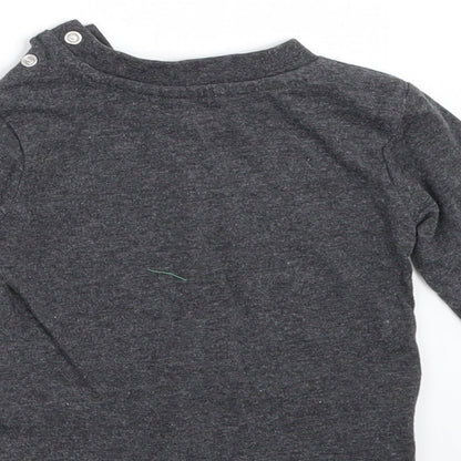 Primark Boys Grey   Basic T-Shirt Size 3-6 Months