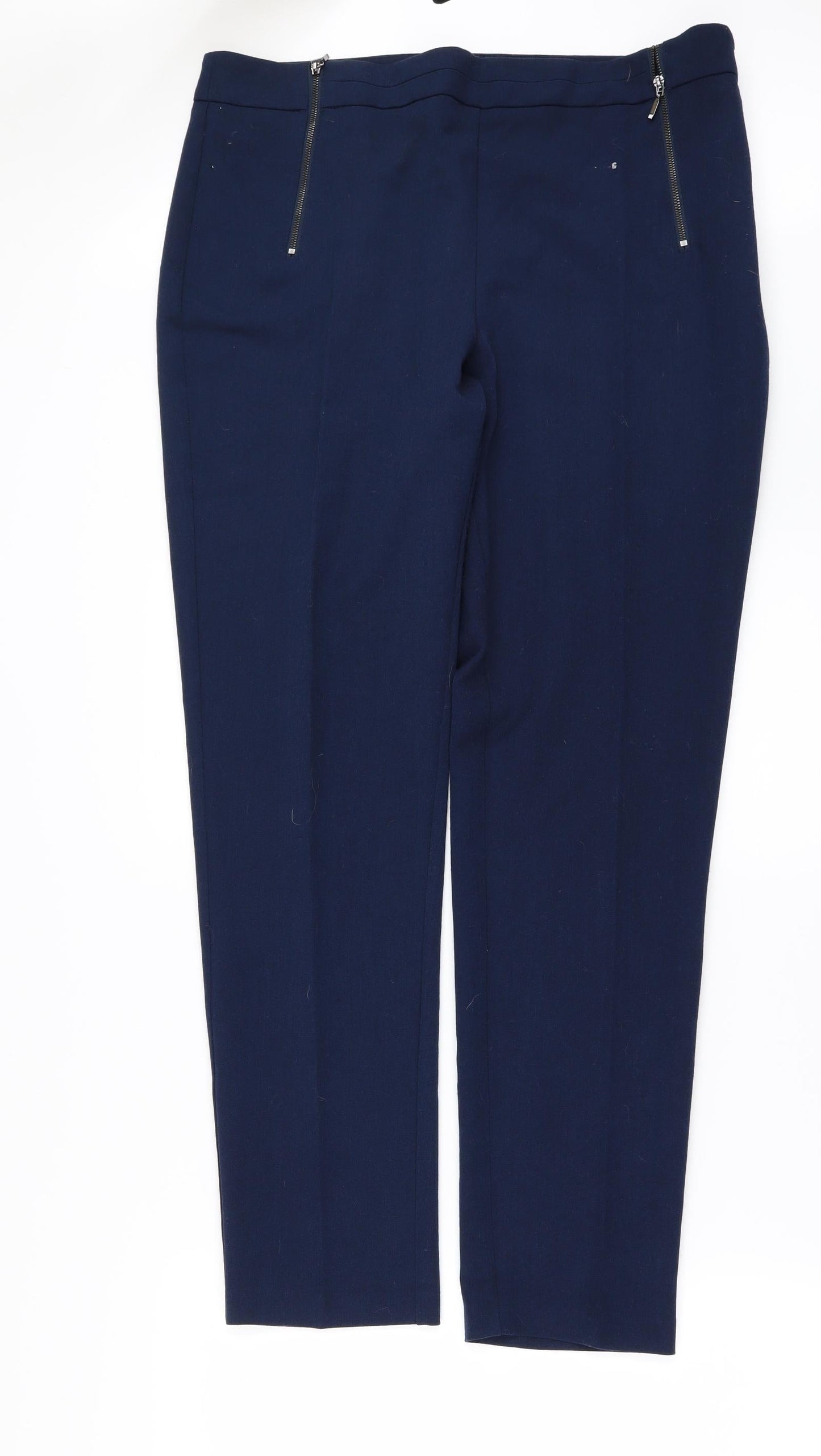 Womens UK Size 36 in Preworn Regular Fit  Blue Trousers