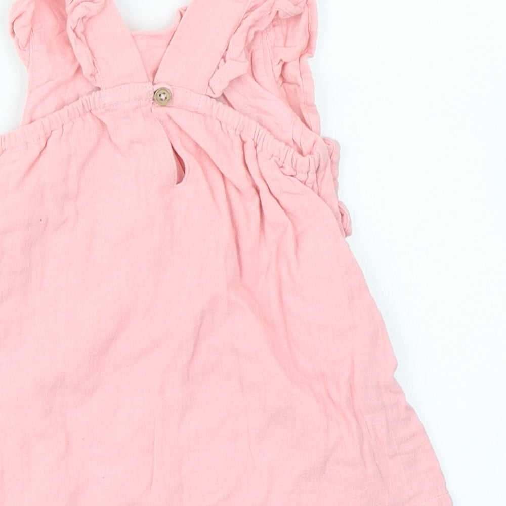 TU Girls Pink Floral  A-Line  Size 9-12 Months