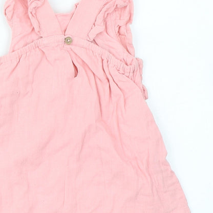 TU Girls Pink Floral  A-Line  Size 9-12 Months