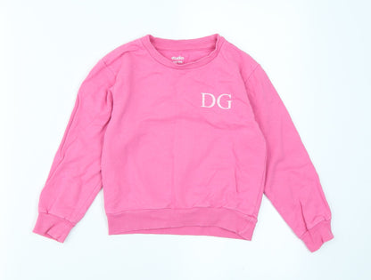 Studio Girls Pink   Pullover Sweatshirt Size 5-6 Years