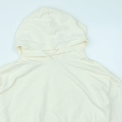 TU Girls Ivory   Pullover Hoodie Size 12 Years