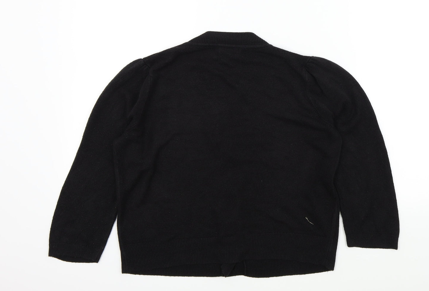 Papaya Womens Black   Cardigan Jumper Size 14