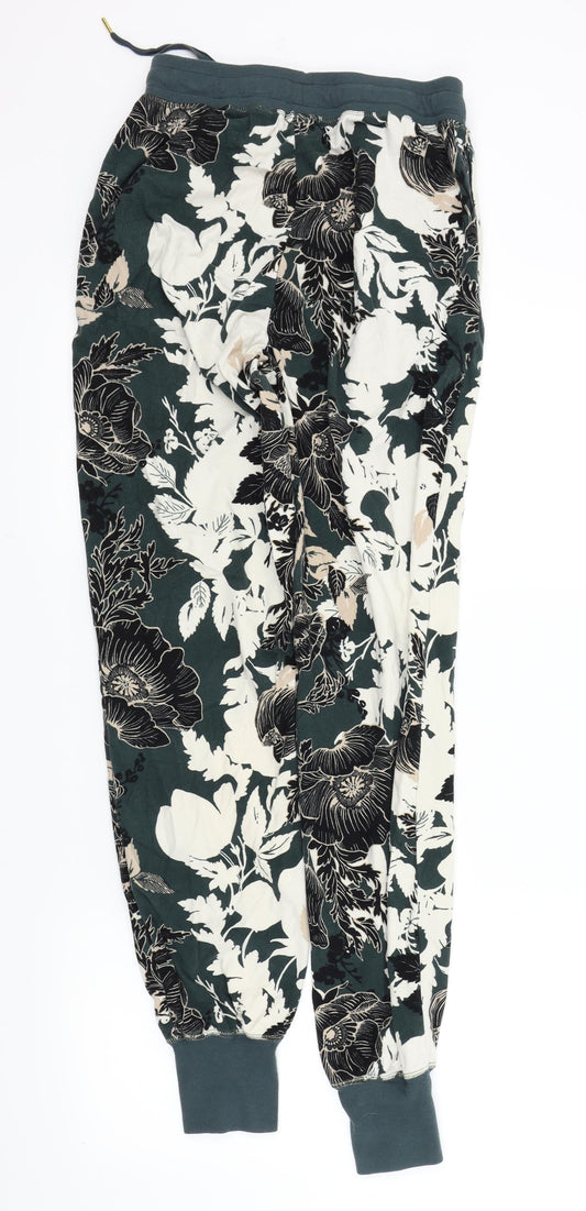 Womens UK Size S NEXT Regular Fit  Green Trousers