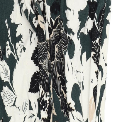 Womens UK Size S NEXT Regular Fit  Green Trousers