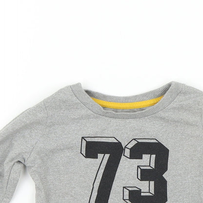 Rebel Baby Grey Colourblock  Basic T-Shirt Size 9-12 Months  - 73