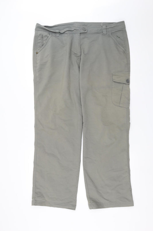 Hawkshead Womens Green   Trousers  Size 20 L30 in