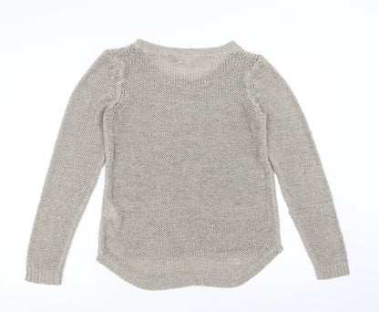Only Womens Grey   Pullover Jumper Size M