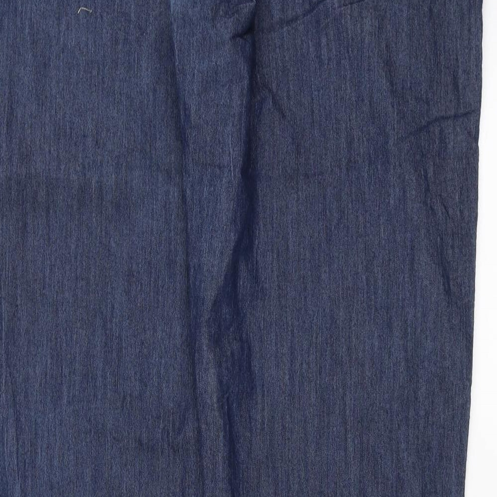 Crane Womens Blue  Denim Straight Jeans Size L L32 in