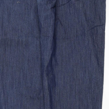 Crane Womens Blue  Denim Straight Jeans Size L L32 in
