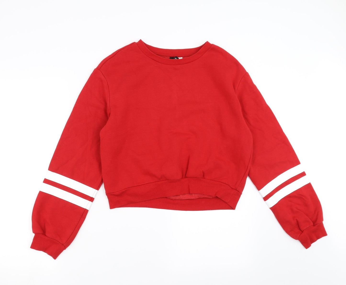 Womens UK Size S Divided by H&M Red Pullover Sweatshirt