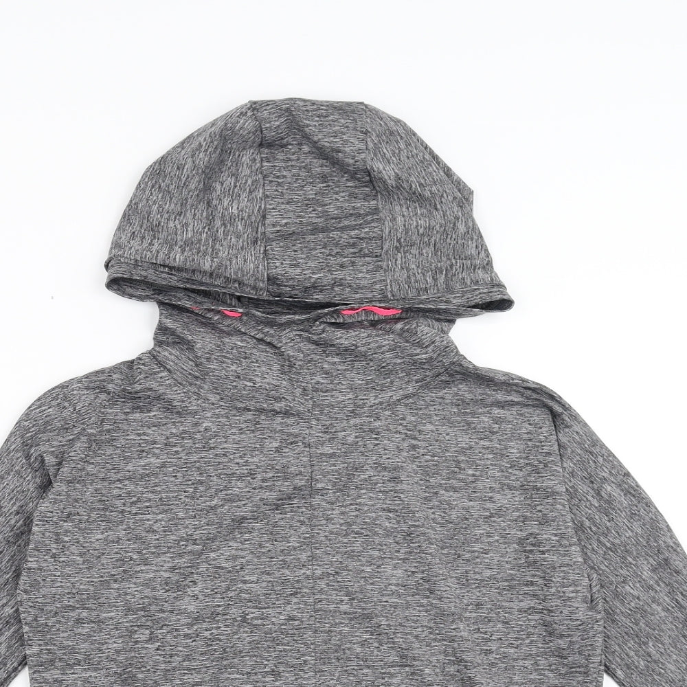Matalan Girls Grey   Pullover Hoodie Size 10-11 Years