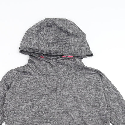 Matalan Girls Grey   Pullover Hoodie Size 10-11 Years