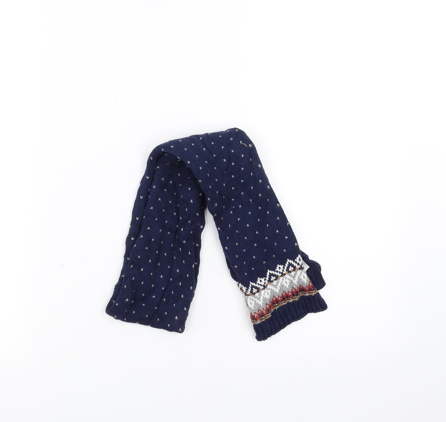 Preworn Boys Blue   Scarf  One Size  - 2 years
