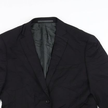 Mens UK Size 40 Marks and Spencer Regular Black Suit Jacket