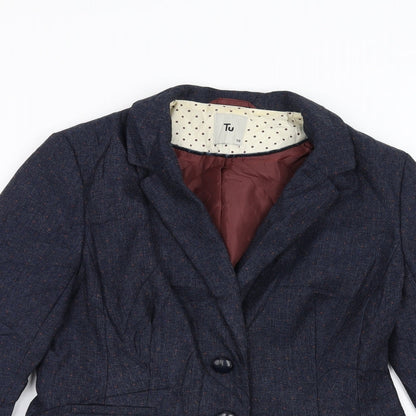 TU Womens Blue   Jacket Suit Jacket Size 10