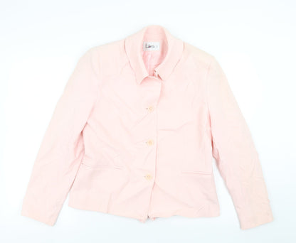 Womens UK Size 10 Libra Regular Pink Suit Jacket