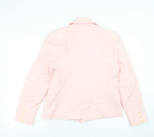 Womens UK Size 10 Libra Regular Pink Suit Jacket