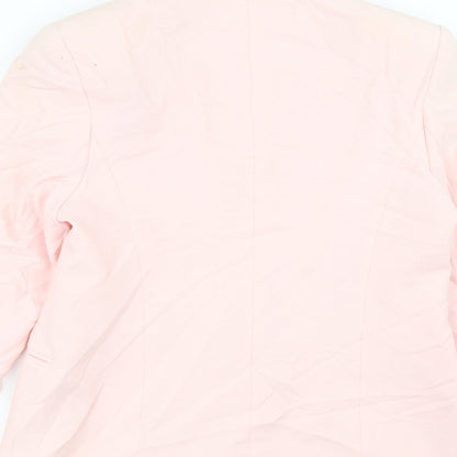 Womens UK Size 10 Libra Regular Pink Suit Jacket