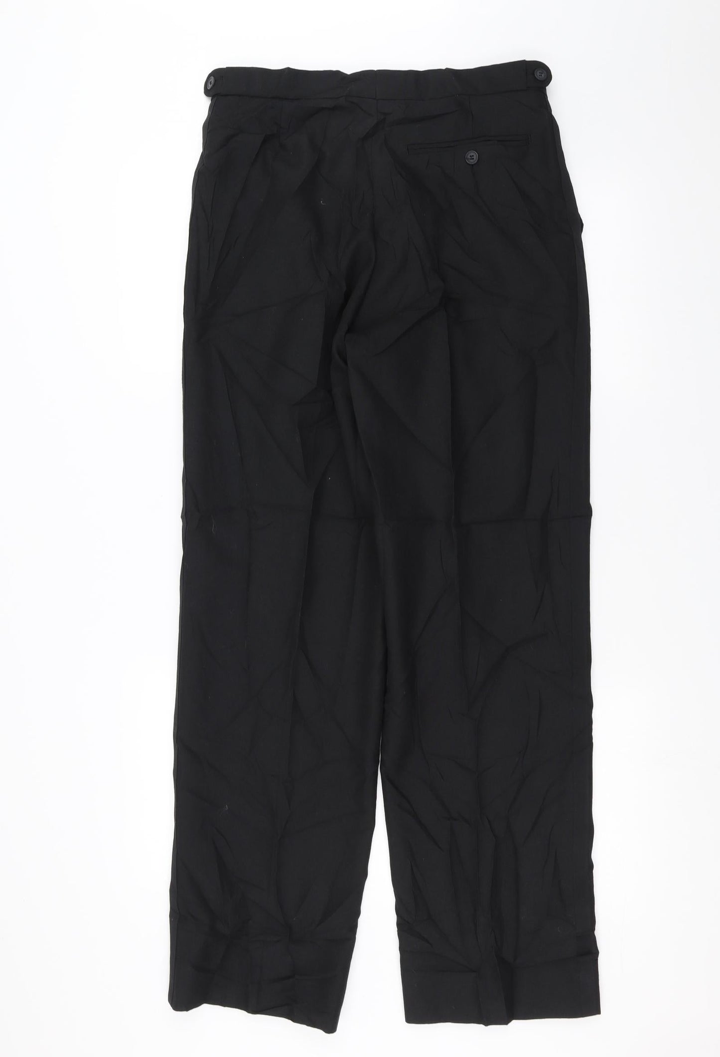 Preworn Mens Black   Trousers  Size 30 in L31 in