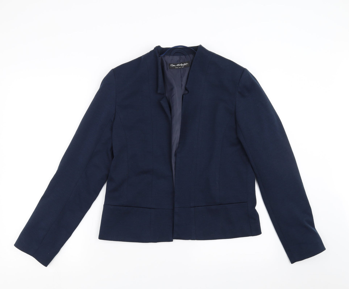 Miss Selfridge Womens Blue   Jacket Suit Jacket Size 10