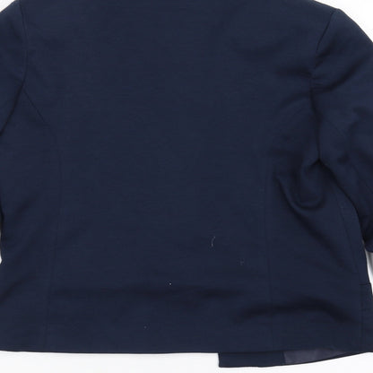 Miss Selfridge Womens Blue   Jacket Suit Jacket Size 10