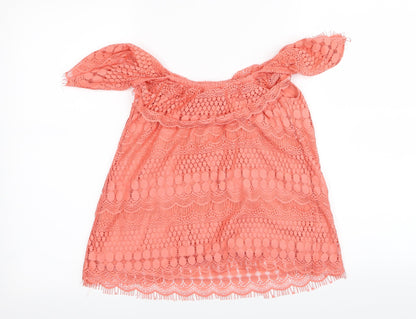 Primark Womens Pink Geometric  Basic Tank Size 6