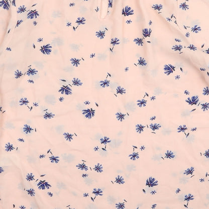 Primark Womens Pink Floral  Basic Blouse Size 6