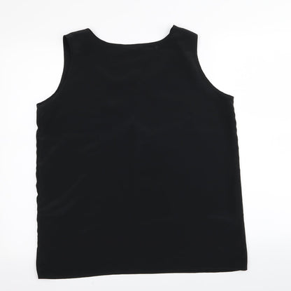 foxy lady Womens Black   Basic Tank Size 16