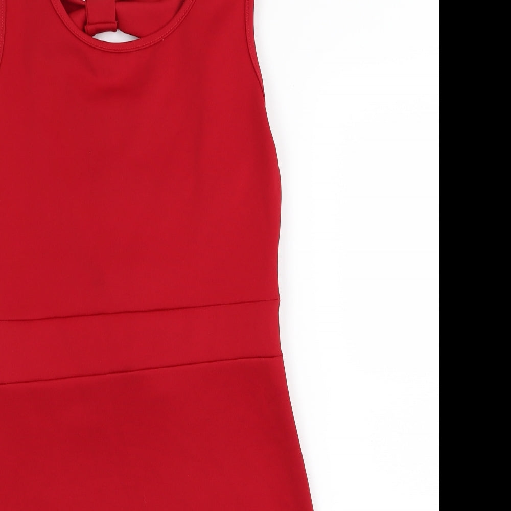 she liked Womens Red   Pencil Dress  Size S