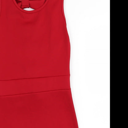 she liked Womens Red   Pencil Dress  Size S