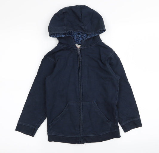 Rebel Boys Blue   Full Zip Jumper Size 6-7 Years