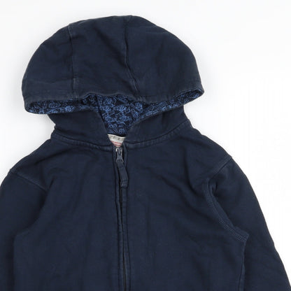 Rebel Boys Blue   Full Zip Jumper Size 6-7 Years
