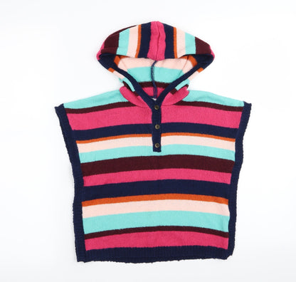 carters Girls Multicoloured Striped  Pullover Jumper Size 5 Years