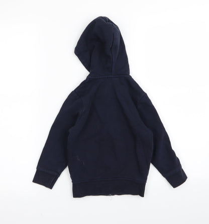 TU Boys Blue   Full Zip Jumper Size 3 Years  - school