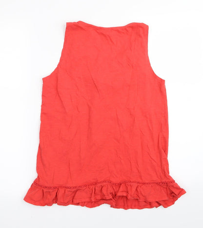 Papaya Womens Red   Basic Tank Size 12