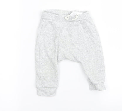 H&M Boys Grey   Jogger Trousers Size 3-6 Months