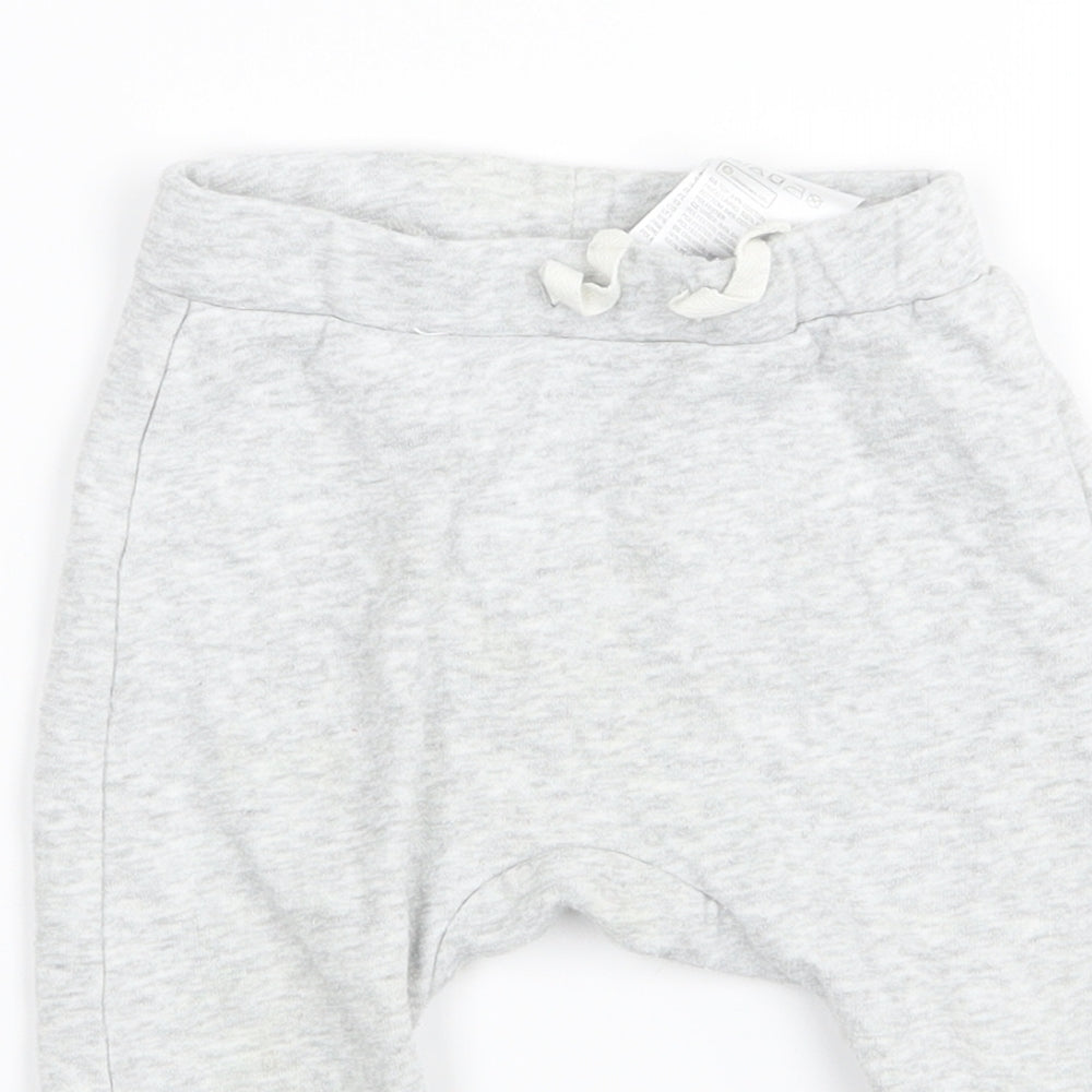 H&M Boys Grey   Jogger Trousers Size 3-6 Months